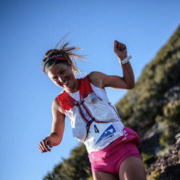 Emelie Forsberg tränar innan tävling