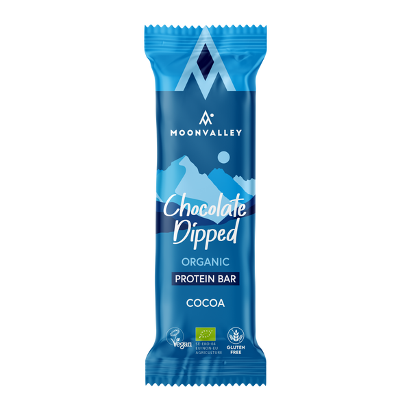 Veganska Proteinbars Chokladöverdrag Kakao 12-pack