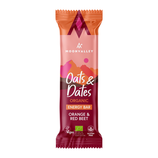 Veganska Energibars Havre & Dadlar Rödbeta & Apelsin 12-pack