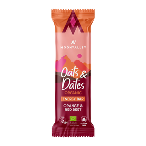 Vegnask energibar från Måånvalley, med apelsin och rödbeta