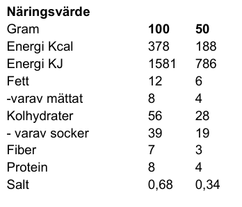 Veganska Energibars Havre & Dadlar Äpple & Kanel 12-pack