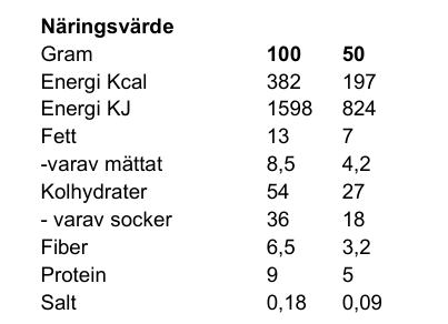 Veganska Energibars Havre & Dadlar Kardemumma 12-pack