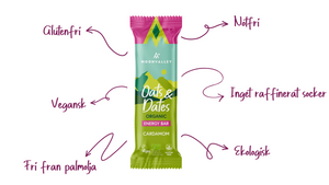 Moonvalley Oats & Dates med smak av kardemumma.